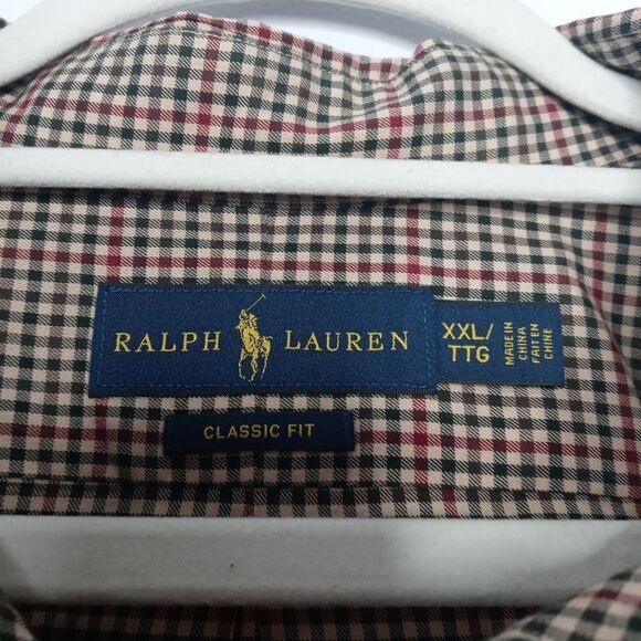 Ralph Lauren plaid shirt size XXL - Picture 4 of 6